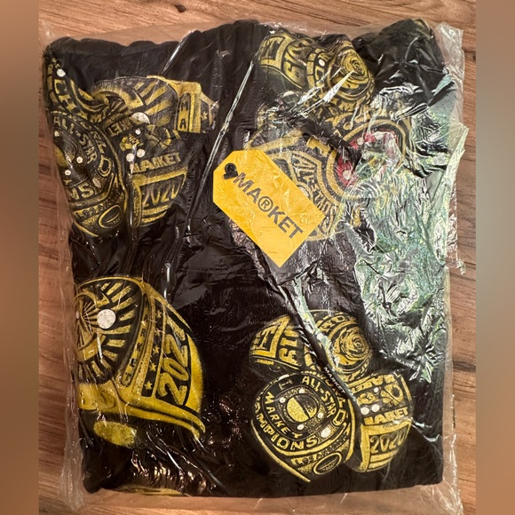 MARKET All-Time Greats Champion Rings Hoodie - NWT (S—Black) - Picture 3 of 3